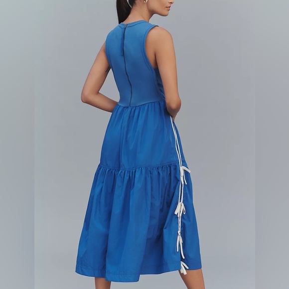 Anthropologie The Bowline Tiered Midi Dress by Daily Practice - Picture 3 of 4